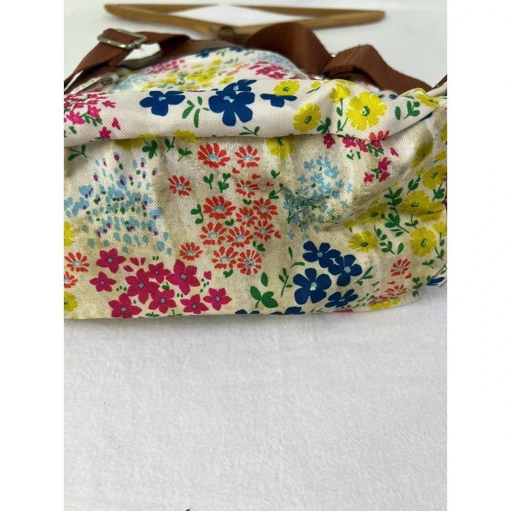 Lily Bloom Backpack Womens Medium Multi-Color‎ Floral Eco-Friendly Canvas Bag